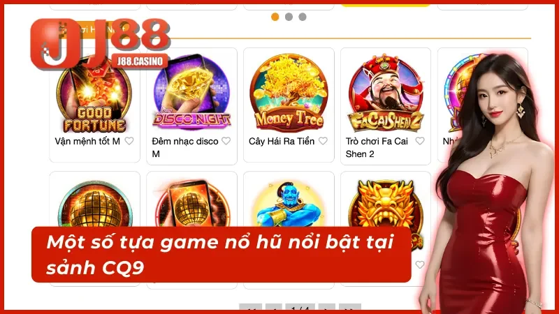 Tổng hợp các tựa game có tại sảnh nổ hũ CQ9 điện tử 