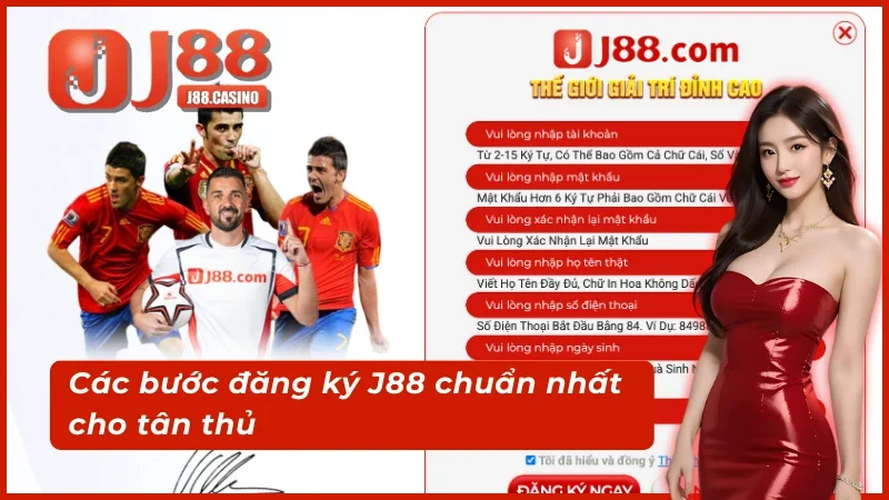 Một số bước đăng ký J88 cơ bản cho người mới