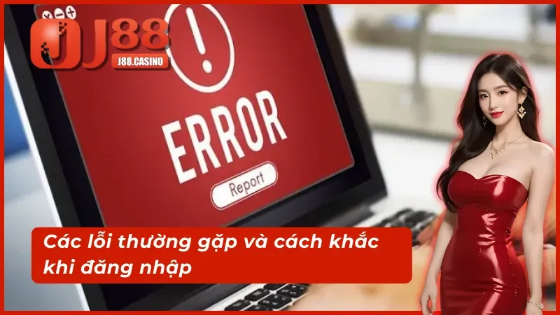 Các lỗi thường gặp và cách khắc khi đăng nhập J88