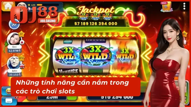 Các tính năng cần biết trong game slots của KA Điện Tử