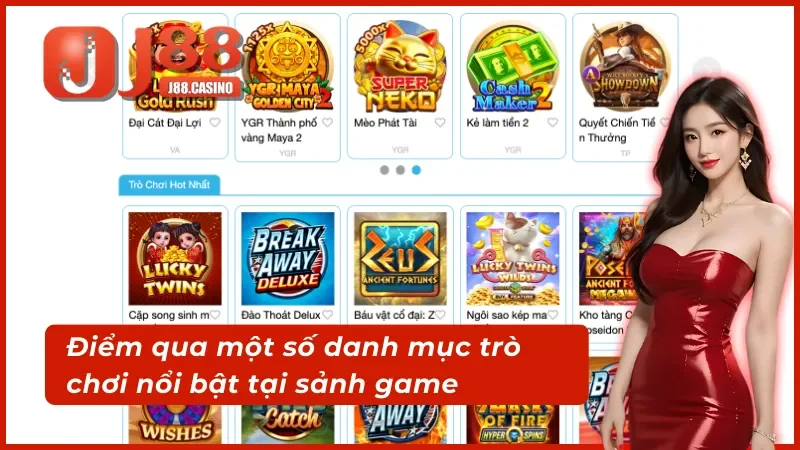 Một số danh mục trò chơi hot có mặt tại MG điện tử